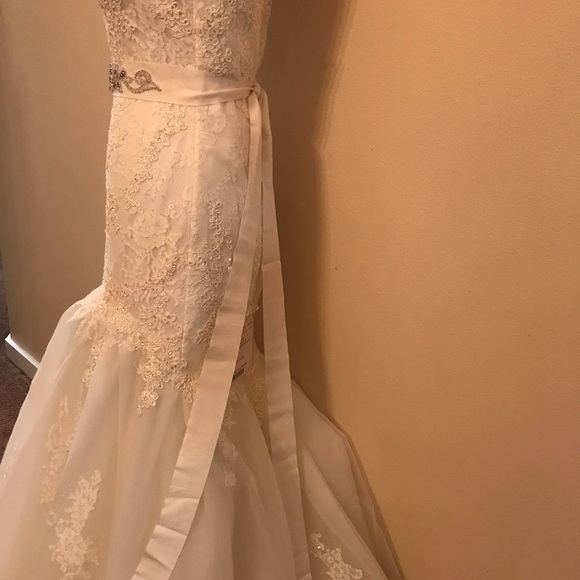 La SPOSA PRONOVIAS Belt only, MILLAR, off white, Grosgrain ribbon. - Picture 8 of 15